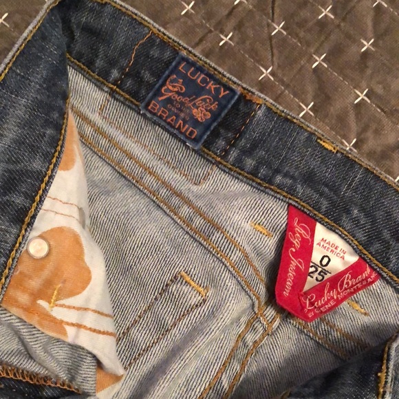 Lucky Brand Sundown straight jean, size 0 / 25 - Picture 4 of 9